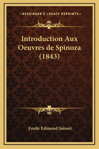 Introduction Aux Oeuvres de Spinoza (1843)