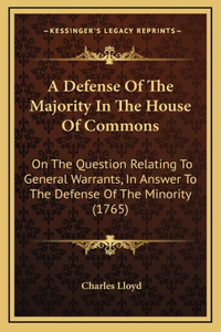 A Defense Of The Majority In The House Of Commons