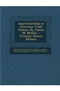 Apprenticeship in American Trade Unions