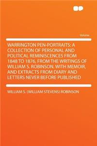 Warrington Pen-Portraits