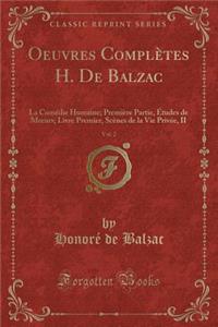 Oeuvres Complètes H. de Balzac, Vol. 2