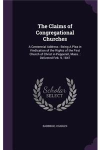 Claims of Congregational Churches