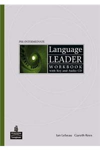 Language Leader Pre-Intermediate Workbook with key and audio cd pack