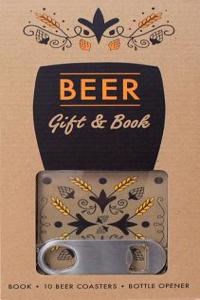 Beer Gift & Book: Includes 10 Beer Coasters and Bottle Opener