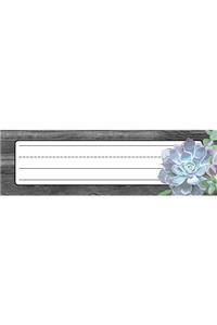 Simply Stylish Succulent Nameplates