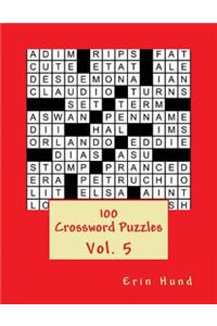 100 Crossword Puzzles Vol. 5
