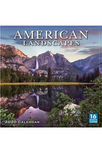 2020 American Landscapes 16-Month Wall Calendar: By Sellers Publishing
