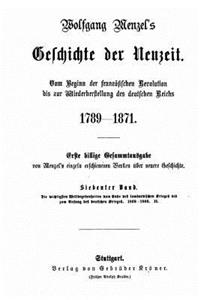 Geschichte der Neuzeit, Vom Beginn der Französischen Revolution Bis Zur Wiederherstellung des Deutschen Reichs