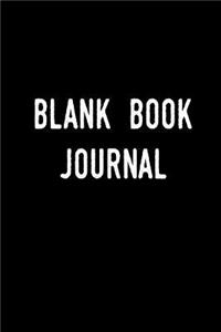 Blank Book Journal