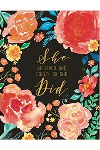 She Believed She Could So She Did (Journal, Diary, Notebook)