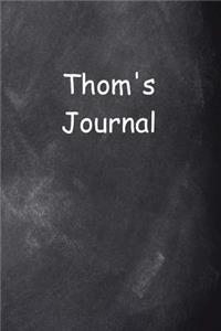 Thom Personalized Name Journal Custom Name Gift Idea Thom