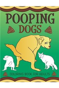 Pooping Dogs Coloring Book for Adults
