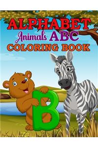 Alphabet Animal ABC Coloring Book