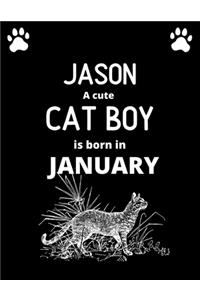JASON a cute cat boy is born in January