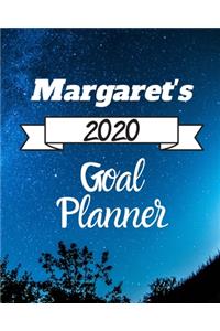 Margaret's 2020 Goal Planner: 2020 New Year Planner Goal Journal Gift for Margaret / Notebook / Diary / Unique Greeting Card Alternative