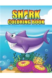 Shark coloring Book