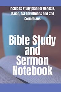 Bible Study and Sermon Notebook