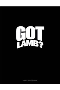 Got Lamb?