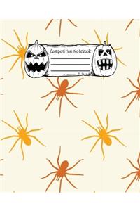 Abstract Halloween Pattern Volume 9 College Ruled Journal