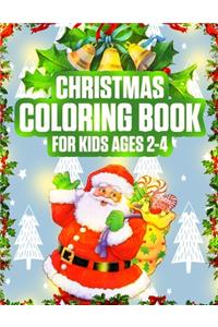 Christmas Coloring Book for Kids Ages 2-4