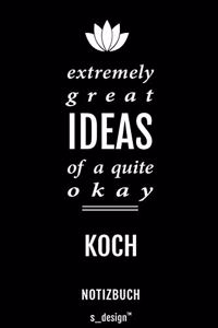 Notizbuch für Köche / Koch / Köchin