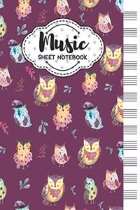 Music Sheet Notebook