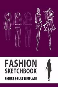 Fashion Sketchbook Figure & Flat Template