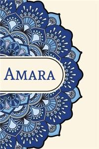 Mandala Notebook with Personalized Monogram Amara