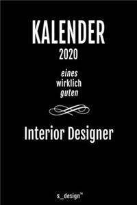 Kalender 2020 für Interior Designer