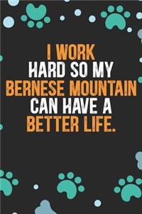 I Work Hard so My Bernese Mountain Can Have a Better Life