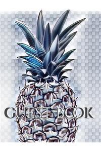 pineapple Hospitality stylish blank guest Book. designer sir Michael Huhn Edition