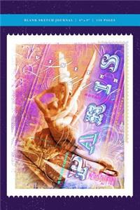 Paris Poster - Cupid + Psyche Blank Sketch Journal 6x9