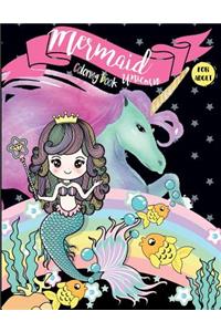 Mermaid Unicorn Coloring Books for Adults