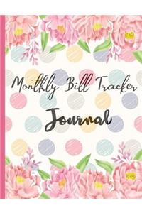 Monthly Bill Tracker Journal