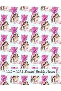 2019-2023 Mermaid Monthly Planner