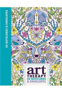 Art Therapy 20 Notecards & Envelopes