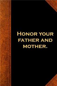 Religious Journal Modern Wording 4th Commandment Vintage Style