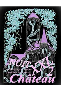 Ch�teau Nuit XXL 2 - Coloriages Pour Adultes