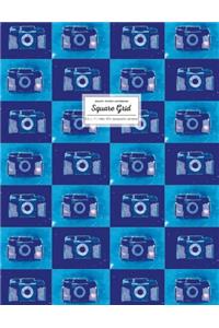Math Notebook Retro 90s Spraypaint Cameras (One Subject Notebook)