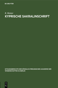 Kyprische Sakralinschrift