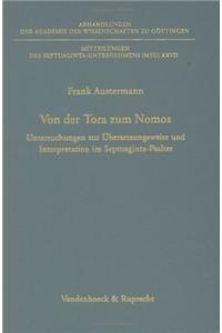 Von Der Tora Zum Nomos