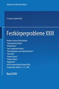 Advances in Solid State Physics