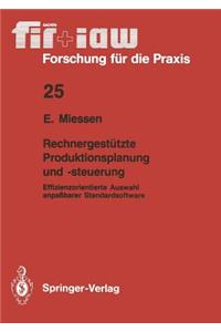 Rechnergestützte Produktionsplanung Und -Steuerung