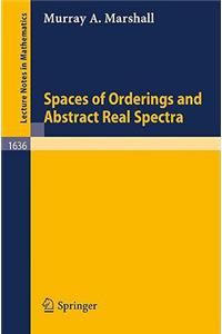 Spaces of Orderings and Abstract Real Spectra