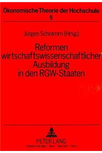 Reformen wirtschaftswissenschaftlicher Ausbildung in den RGW-Staaten