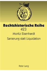Sanierung Statt Liquidation