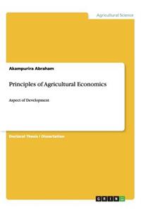 Principles of Agricultural Economics