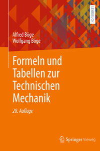 Formeln Und Tabellen Zur Technischen Mechanik