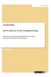 Robo-Advisor in der Anlageberatung