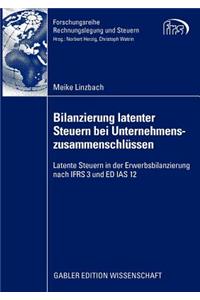 Bilanzierung Latenter Steuern Bei Unternehmenszusammenschlüssen